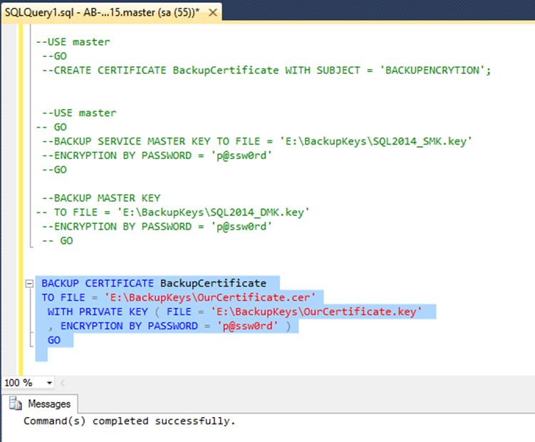 Sql Server 2014 Database Backup Encryption - Retina Minimal Arts for Desktop